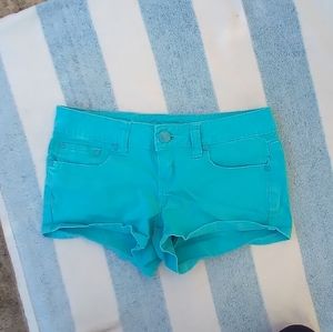 Blue jean shorts